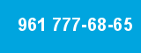 961 777-68-65 961 777-68-65